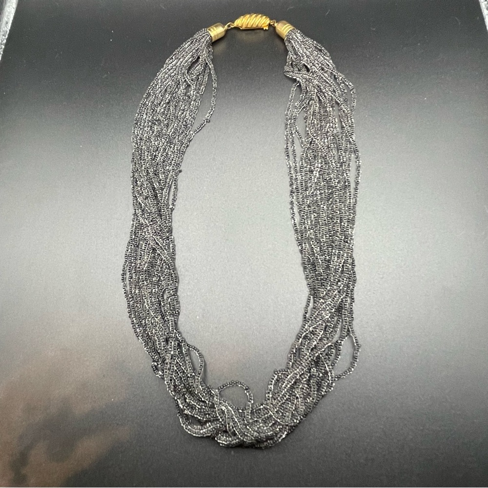 Sliver layered necklace